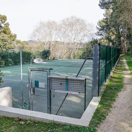 Domaine Des Palmiers - Piscine- Parking - Tennis - Clim Appartamento